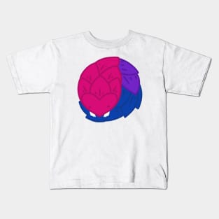 Pride Pangolin - Bi Kids T-Shirt